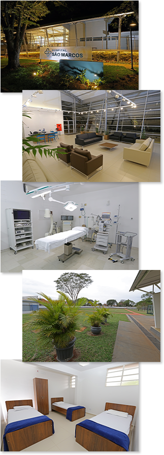 Toda a estrutura de Hospital Geral São Marcos